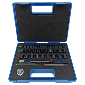Precise 36 Piece 1/2-1" X 64ths Deluxe Transfer Punch Set - 8600-0060