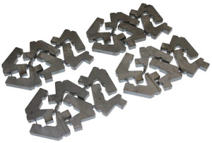 SWAG Off Road | Gooseneck Dies 1/2" Thick,24 nos. For 12 Ton,  20 Ton & Compact Finger Brakes - 20GND