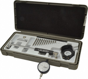 Mitutoyo Dial Bore Gage: 2 to 6" Dia 11 Anvil, 0.000080" Accuracy 511-743-20 - 79656708