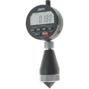 SPI Digital Chamfer Gage: 0 to 1", 0 to 90 ° 0.0001" Accuracy, 3-Blade Plunger 21-146-6 - 79074068