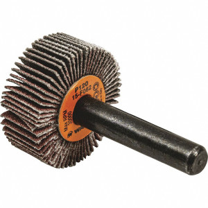 Walter Surface Technologies |  COOLCUT™ Flap Wheels | 1" Dia, 3/8" Width, Grit 120, PK 10 - 15F062