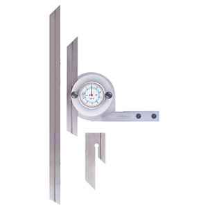 Fowler 6, 12 Inch Long Blade, 360° Max Measurement, Bevel Protractor Accuracy up to 5 Min, 1° Dial Graduation 52-440-777-0 - 85217602