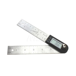 iGaging Digital Protractors, Style: Protractor, Measuring Range (Degrees): 360.00, Resolution (Degrees): 0.0500, Accuracy (Degrees): 0.20, Includes: 4 & 7 in Blades, Battery, Instructions, Battery Type: CR2032 35-407 - 17621723