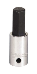 Williams Industrial Tools Tools@Height 1/4" Drive Metric 3 mm Standard Length Hex Bit Socket - JHW35070-TH