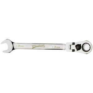 Williams Industrial Tools 14 mm 12-Point Metric Flex-Head Reversible Ratcheting Combination Wrench - JHW1214MRCF