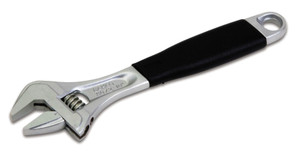 Bahco 8"  SAE Adjustable Chrome Finish Wrench with Ergo Handle - BAH9071RCUS