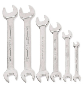 Williams Industrial Tools 6 pc Metric Double Head Open End Wrench Set - JHWMWS-26