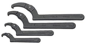 Williams Industrial Tools 4 pc SAE Adjustable Face Spanner Wrench Set - JHWWS-474