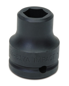 Williams Industrial Tools 3/4" Drive 6-Point Metric 27 mm Shallow  Impact Socket - JHW6M-627A