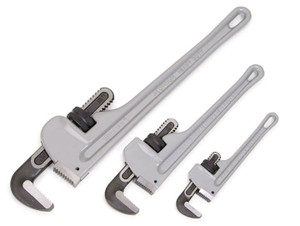 Williams Industrial Tools 3 pc Heavy Duty Aluminum Pipe Wrench Set - JHW13542