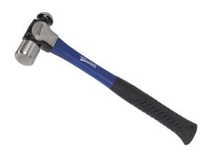 Williams Industrial Tools 24 oz Ball Pein Hammer with Fiberglass Handle with Cushion Grip - JHW20545