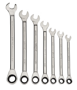 Williams Industrial Tools 11/32" 12-Point SAE Standard Ratcheting Combination Wrench - JHW1211RS