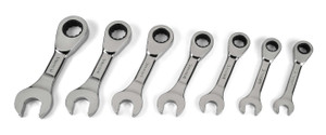 Williams Industrial Tools mm 12-Point Metric Standard Ratcheting Stubby Combination Wrench - JHWWS1170RSS