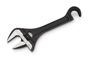 Bahco Adjustable Wrench With Valve Persuader, 10 - BAH33HRUS
