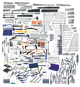 Williams Industrial Tools Mega Tool Set Fractional Tools Only - JHWMEGASAE