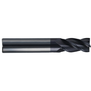 Morse Cutting Tools 99397 Square End Mill, 3/4" Dia. x 4" LOC x 3/4" Shank Dia. x 7" OAL, Carbide, AlTiCrN, 5 Flute, Plain, External, Square, Solid End Mill Series #5101 - 0438616
