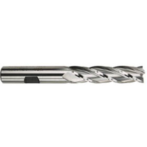 Morse Cutting Tools 44169 Square End Mill, 3/16" Dia. x 1-1/4" LOC x 3/8" Shank Dia. x 3-1/16" OAL, 4 FL, HSS, Uncoated, Series 4551 - 1022034