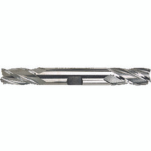 Morse Cutting Tools 96018 Square End Mill, 13/32" Dia. x 1" LOC x 1/2" Shank Dia. x 4-1/8" OAL, HSS, Uncoated, 4 Flute, Plain, External, Square, Solid End Mill Series #4553G - 1022103