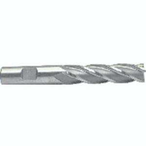 Morse Cutting Tools 44544 Square End Mill, 3/4" Dia. x 3" LOC x 3/4" Shank Dia. x 5-1/4" OAL, 4 FL, HSSCo, Uncoated, Series 4587 - 1022729