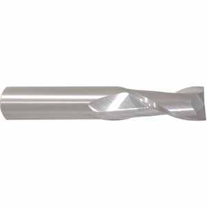 Morse Cutting Tools 58069 Square End Mill, 11/32" Dia. x 1" LOC x 3/8" Shank Dia. x 2-1/2" OAL, 2 FL, Carbide, Uncoated, Series 5944 - 1026640