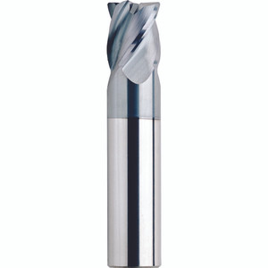 Morse Cutting Tools 95880 Square End Mill, 1/8" Dia. x 1/4" LOC x 1/8" Shank Dia. x 1-1/2" OAL, Carbide, AlTiCrN, 4 Flute, Single End Finishing End Mill Series #5981 - 1031456