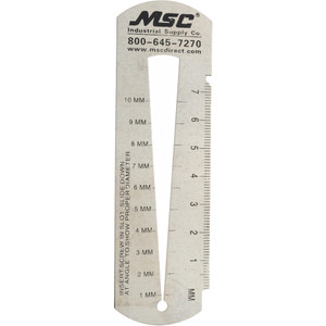 Value Collection 1/16 to 7/16 Inch, Inch and Metric Thread Screw Checker CMI1117 - 04668414