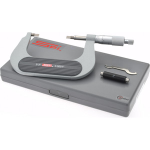 SPI Blade Micrometer: Mechanical, 2 to 3" 0.000200" Accuracy, Ratchet Thimble CMS160809077 - 38170122