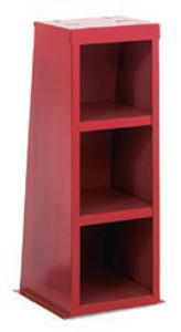 Baldor Fabricated Steel Pedestal with Storage Shelves, 34-1/2" High for Big Red Grinders - GA14R