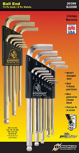Bondhus 22-Pc Hex Driver Set SAE and Metric, BLX22GB - 20399 Bondhus 22-Pc Hex Driver Set SAE and Metric, BLX22GB - 20399