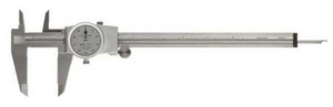 Brown & Sharpe 0-8" White Face Dial Caliper - 599-579-8-1