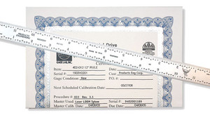 PEC Tools Certified/Calibrated Flex Rule, 12" Size, 4R Graduation - 401-012CT PEC Tools Certified/Calibrated Flex Rule, 12" Size, 4R Graduation - 401-012CT