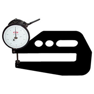 Chicago Dial Thickness Gage, 1/2" x 2" Range - DG10-16 Chicago Dial Thickness Gage, 1/2" x 2" Range - DG10-16