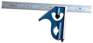 PEC Tools 2-Piece Combination Square Set, Cast Iron, 12" 4R - 7121-012