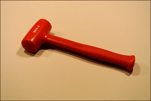 Cook 100 % Polyurethane One Piece Dead Blow Hammer, Face Diameter 1-3/4" - DBH-901