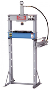 Dake H-Frame Utility Hydraulic Floor Press F-10, 10 ton, 60" height - 972210
