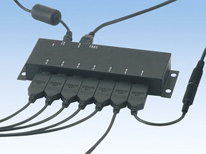 Mahr USB Hub, 7 Port Industrial Model - 2245786