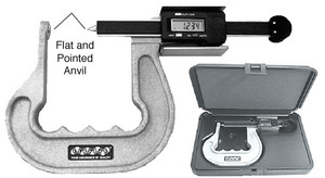 Flexbar Deep Throat Micrometer, Electronic Digital - 15785