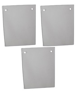 Flexbar Flat Acyrlic Replacement Shields 8" x 10" , Carton of 3 - 13121