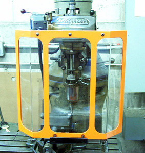 Flexbar Universal Mount Mill & Grinder Guard 26-1/2" W x 16" H - 13260