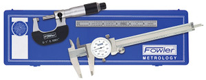 Fowler Universal Measurement Set w/Dial Caliper - 52-095-007