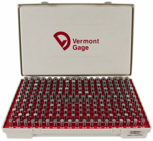 Vermont Gage Class ZZ Plug Gage Set: 10 to 13.98 mm Range, 200 Pc -0.005mm Tolerance, 200 Pieces 102200400 - 40427353