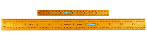 Fowler Golden Rigid Rule 6"/150mm - 52-399-006 Fowler Golden Rigid Rule 6"/150mm - 52-399-006
