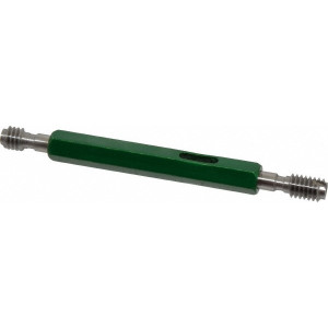 GF Gage Plug Thread Gage: 5/16-18 Thread, 2B Class, Double End, Go & No Go 0.2764" Go Pitch Dia, 0.2817" No Go Pitch Dia, Handle Included W0312182BS - 55310015
