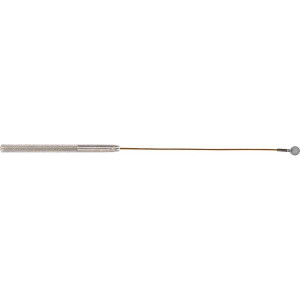 Mag-Mate Inspection Mirror: Round, Stainless Steel Mirror, Aluminum Handle 2" Collapsed Length IMS103 - 66307620