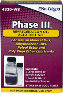 Nu-Calgon Hydrometers, Hydrometer Type: POE, Mineral Oil & Alkylbenzene Test Kit, Material: Glass 4320-W8 - 07331044