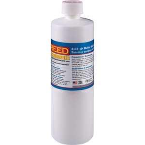 REED Instruments pH Buffering & Calibration Solutions, Solution Type: Buffer Solution, Ph: 4.01, Container Size: 500ml, Container Type: Bottle R1404 - 10166742