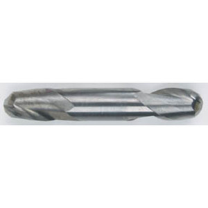 Morse Cutting Tools 90628 Ball Nose End Mill, 1/4" Dia. x 1/2" LOC x 1/4" Shank Dia. x 2-1/2" OAL, 2 FL, Carbide, AlTiN, Series 5948T - 1027548