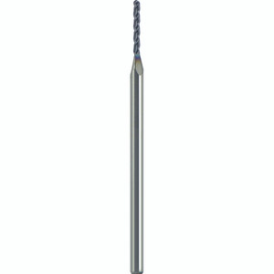 Morse Cutting Tools 97385 Ball Nose End Mill, 0.055" Dia. x 0.275" LOC x 1/8" Shank Dia. x 2-1/2" OAL, 3 FL, Carbide, AlTiN, Series 5917T - 1025994