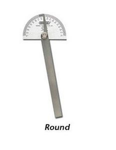 ROUND HEAD CHROME PROTRACTOR - PCP-184