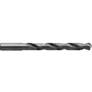 Morse Cutting Tools 14538 Jobber Drill, R Dia. x 0.339" Shank Dia. x 4-3/4" OAL x 3-7/16" Flute Length, 135 Degrees, Standard Flute, HSS, Black Oxide, Series 1385 - 1036369